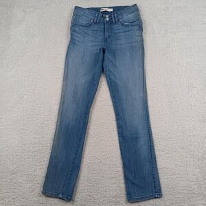 Levi Strauss Jeans Mid Rise Skinny Women 4M Blue Flap Pocket S46148